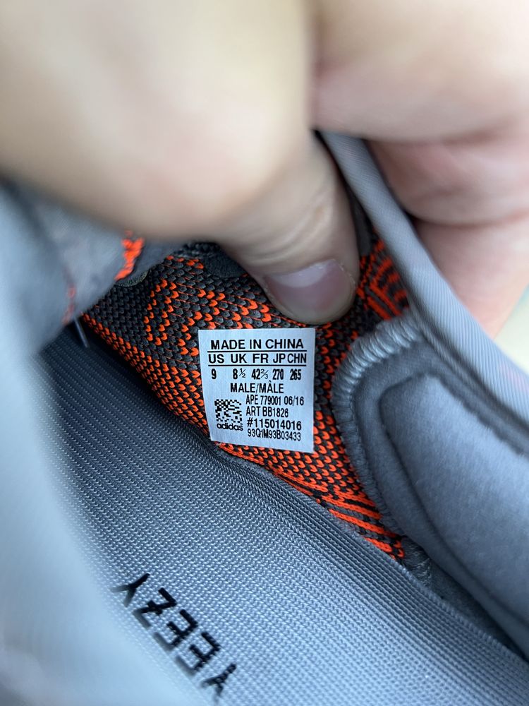 Adidas Yeezy Boost 350 V2 Beluga 1.0 OG 2016 sneakersy szare 42 2/3