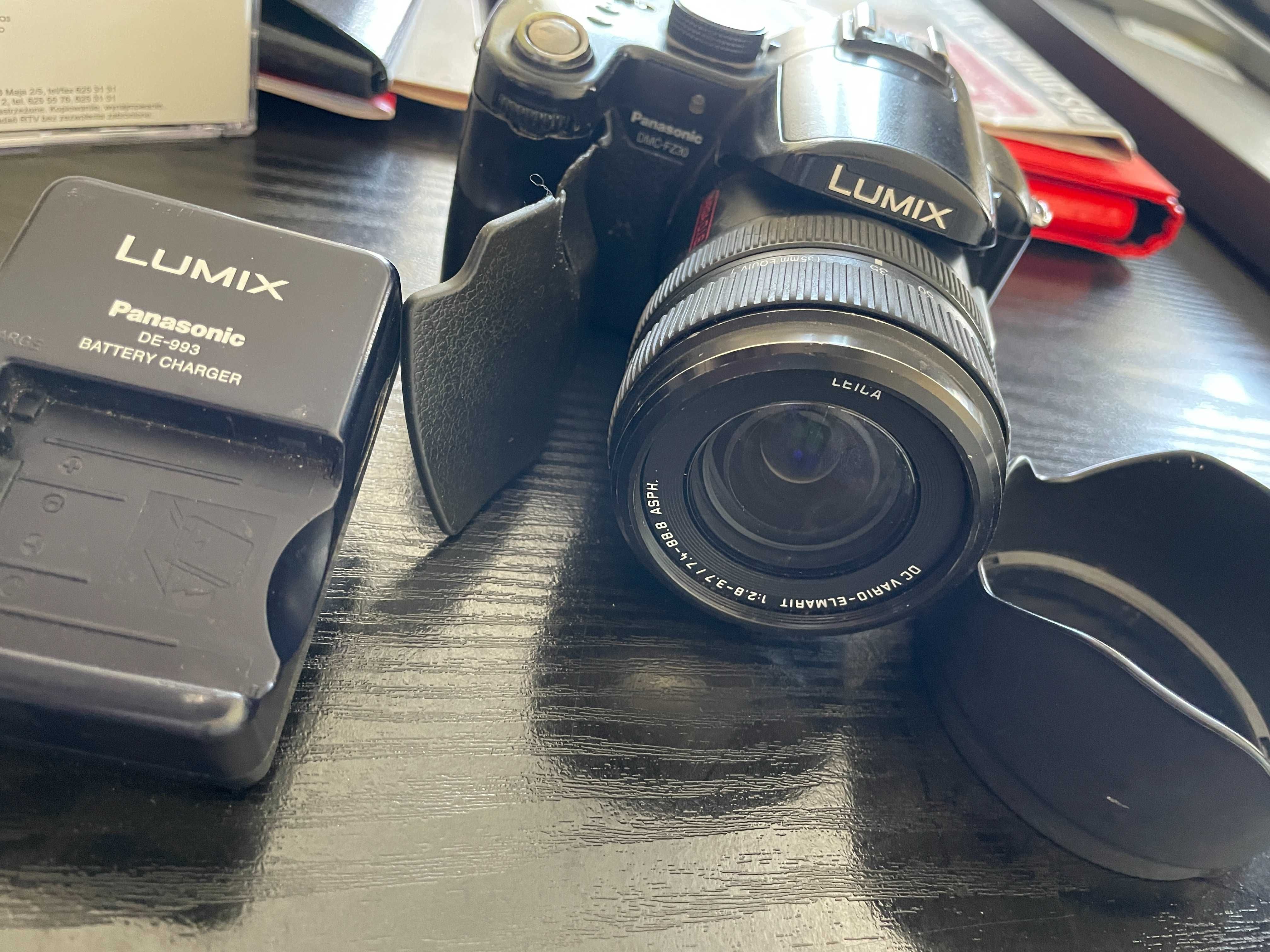 Aparat Panasonic Lumix DMC-FZ30 + ładowarka + akumulator