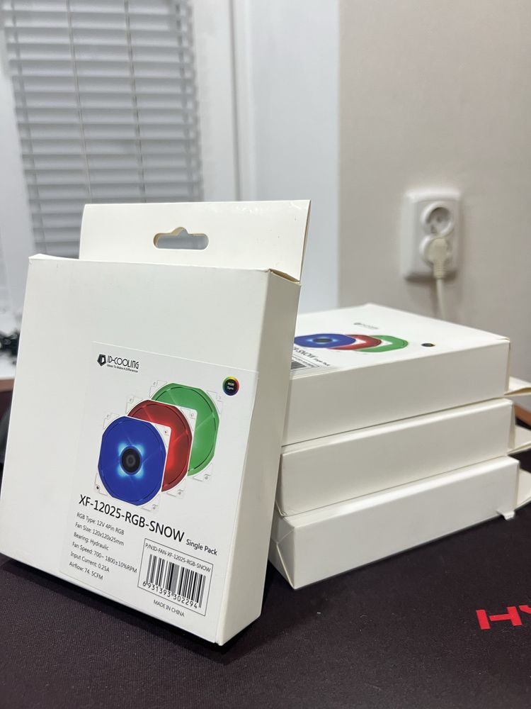 Кулер ID-COOLING XF-12025-RGB Snow (кількість х4)