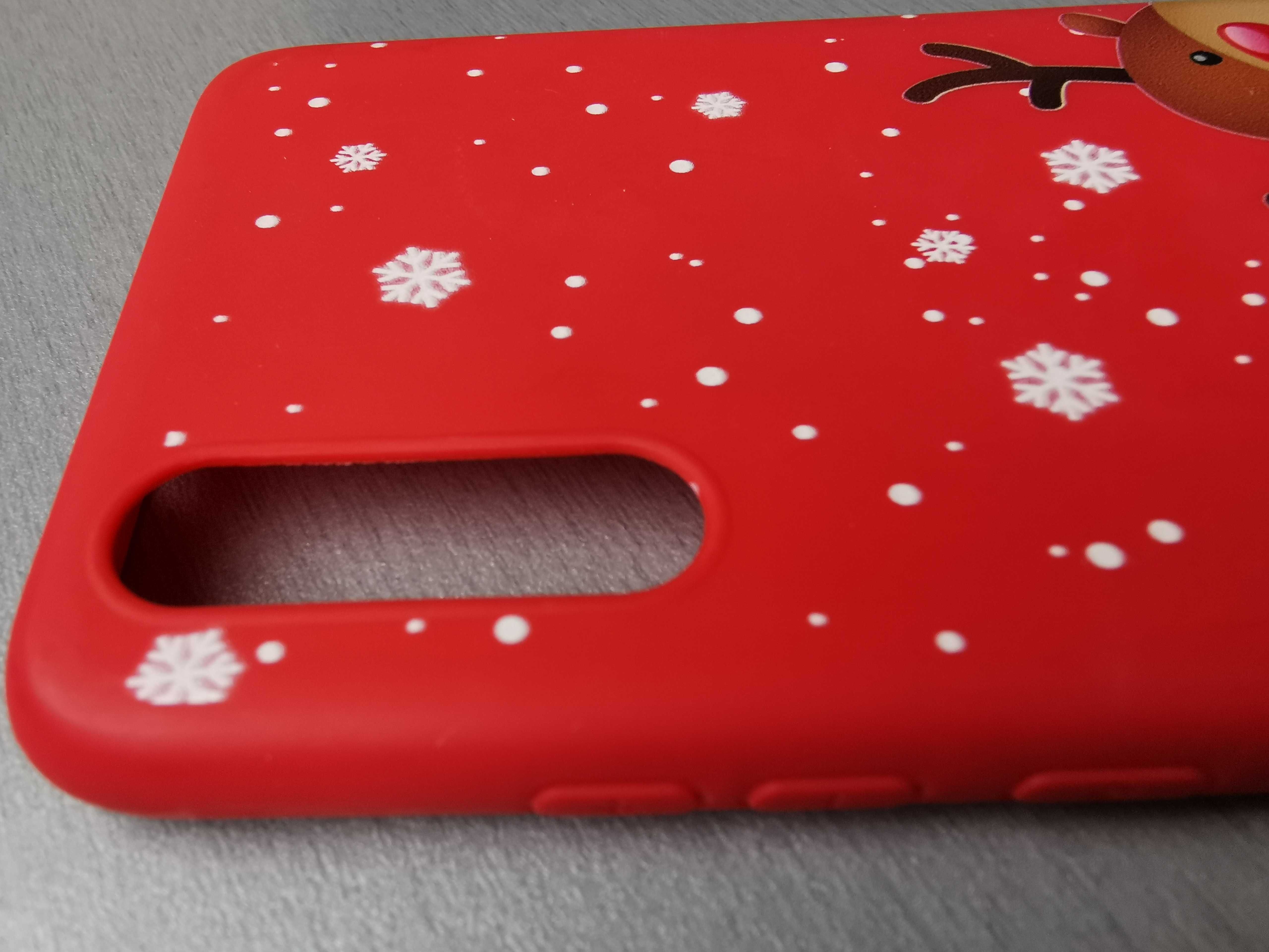 Huawei P20 etui pokrowiec świąteczne