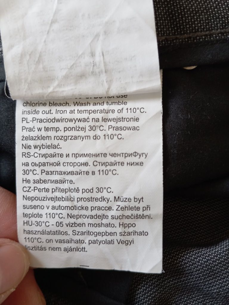Spodnie delikatna krata męskie