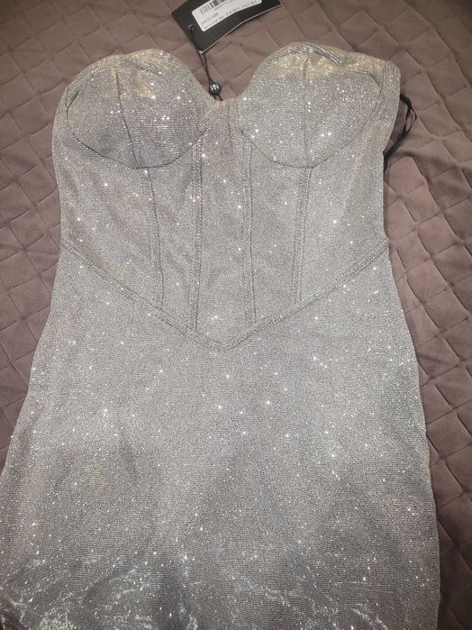Святкова сукня бандо. Сяюча.Дивовижно переливається. Xs -s