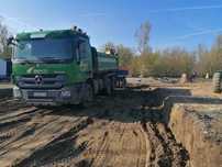 Usługi transportowe, wywrotka, wanna, koparka, koparko ładowarka.