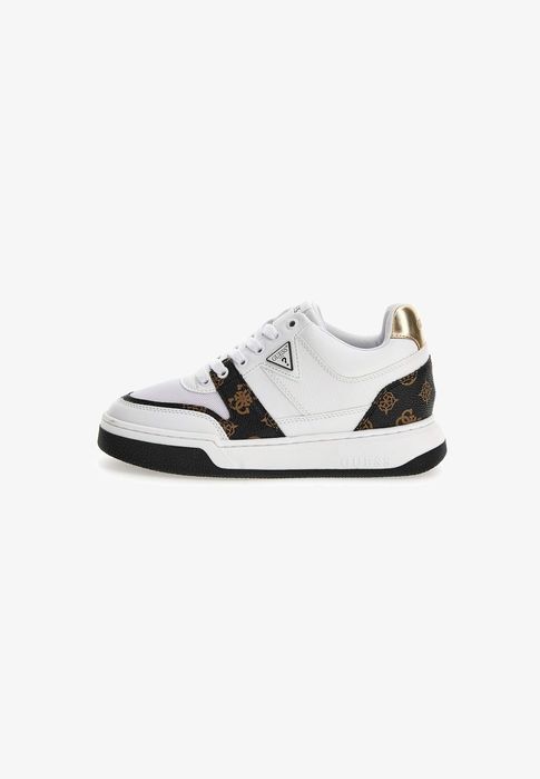 Guess 41 Buty Damskie Białe Sneakersy Marlew Fltmarele12 Logowane T512