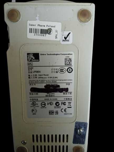 Drukarka etykiet Zebra LP2824 Plus