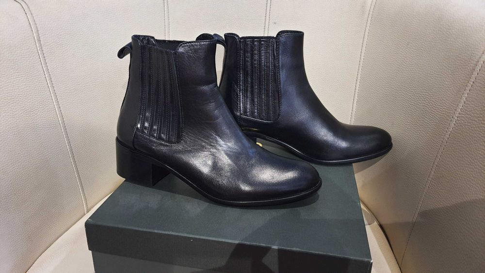 Buty botki skórzane Gino Rossi 451 damskie 38 prawie nowe