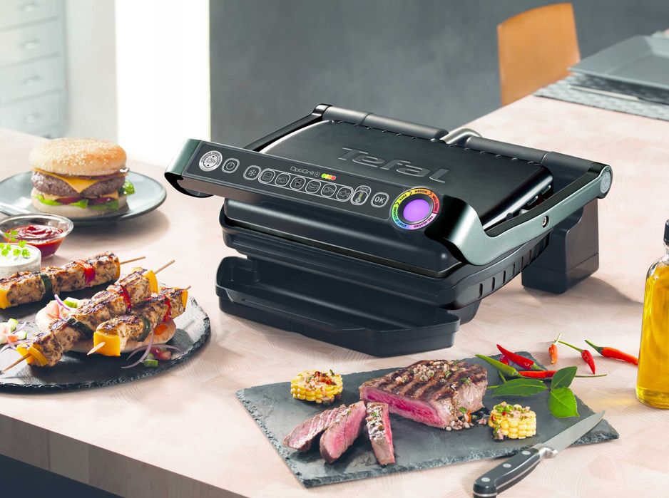 Grill elektryczny Tefal GC714834 OptiGril+ czarny 2000 W