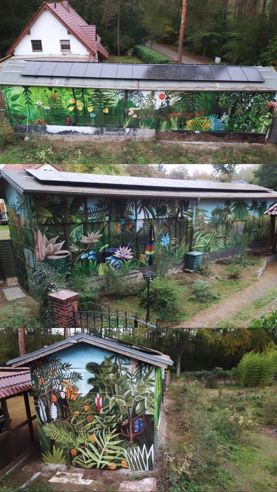 Artystyczne Malowanie Mural Murale Graffiti Aerograf Airbrush