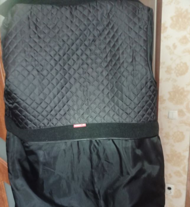 Чоловіче тепле вовняне брендове пальто