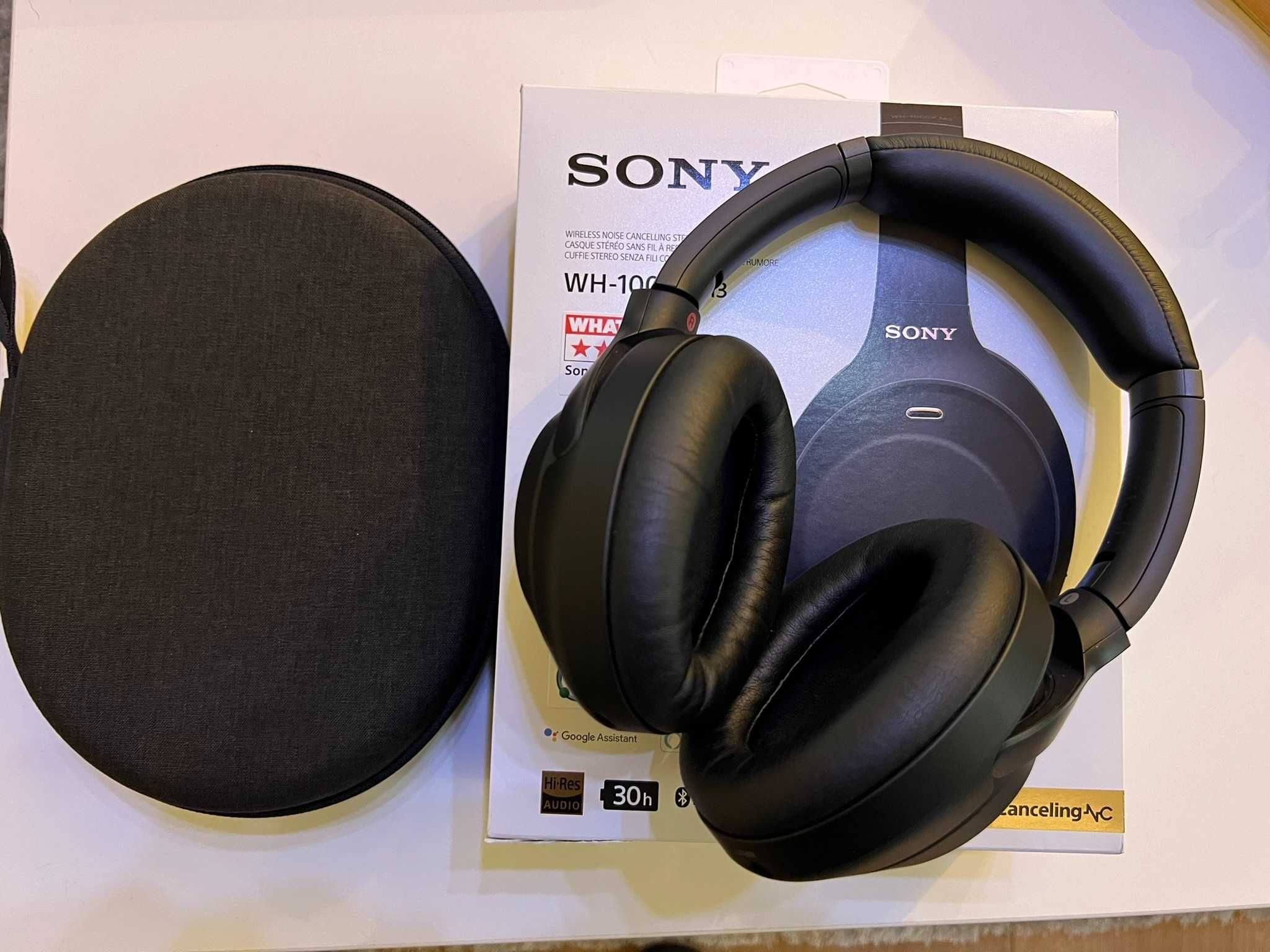 Sony WH-1000XM3 com Noise Cancelling - COMO NOVO