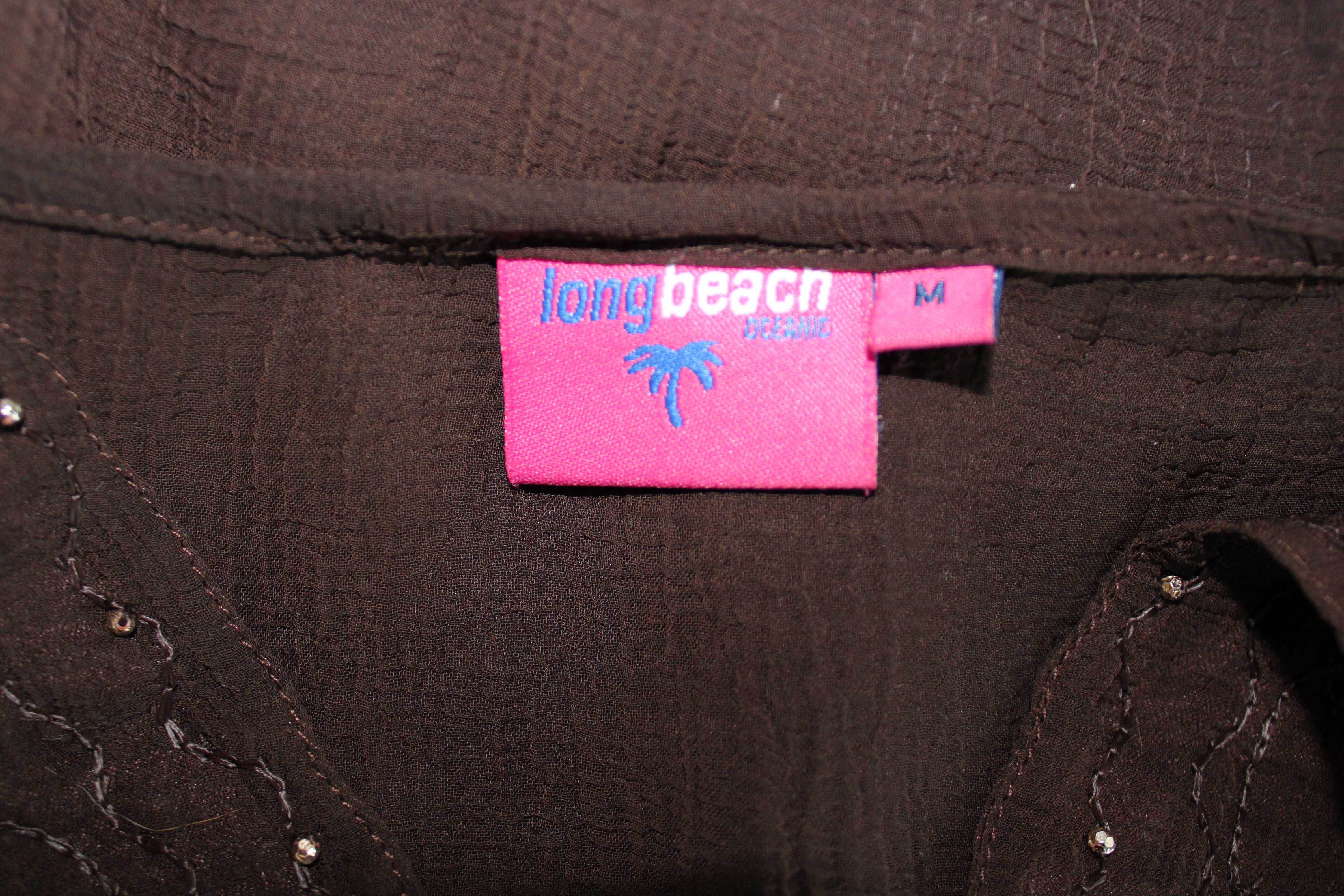 Tunika/narzutka mgiełka Long beach, rozmiar M/L