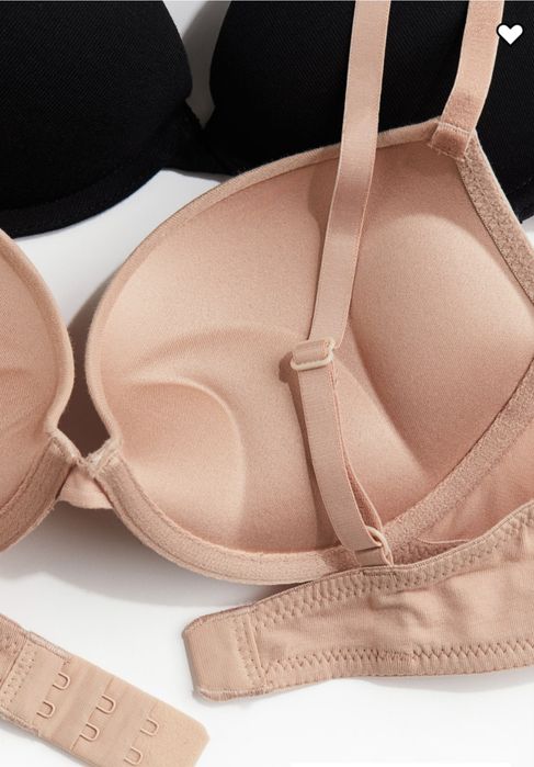 2 Бюстгальтери бавовняні H&M 75 B