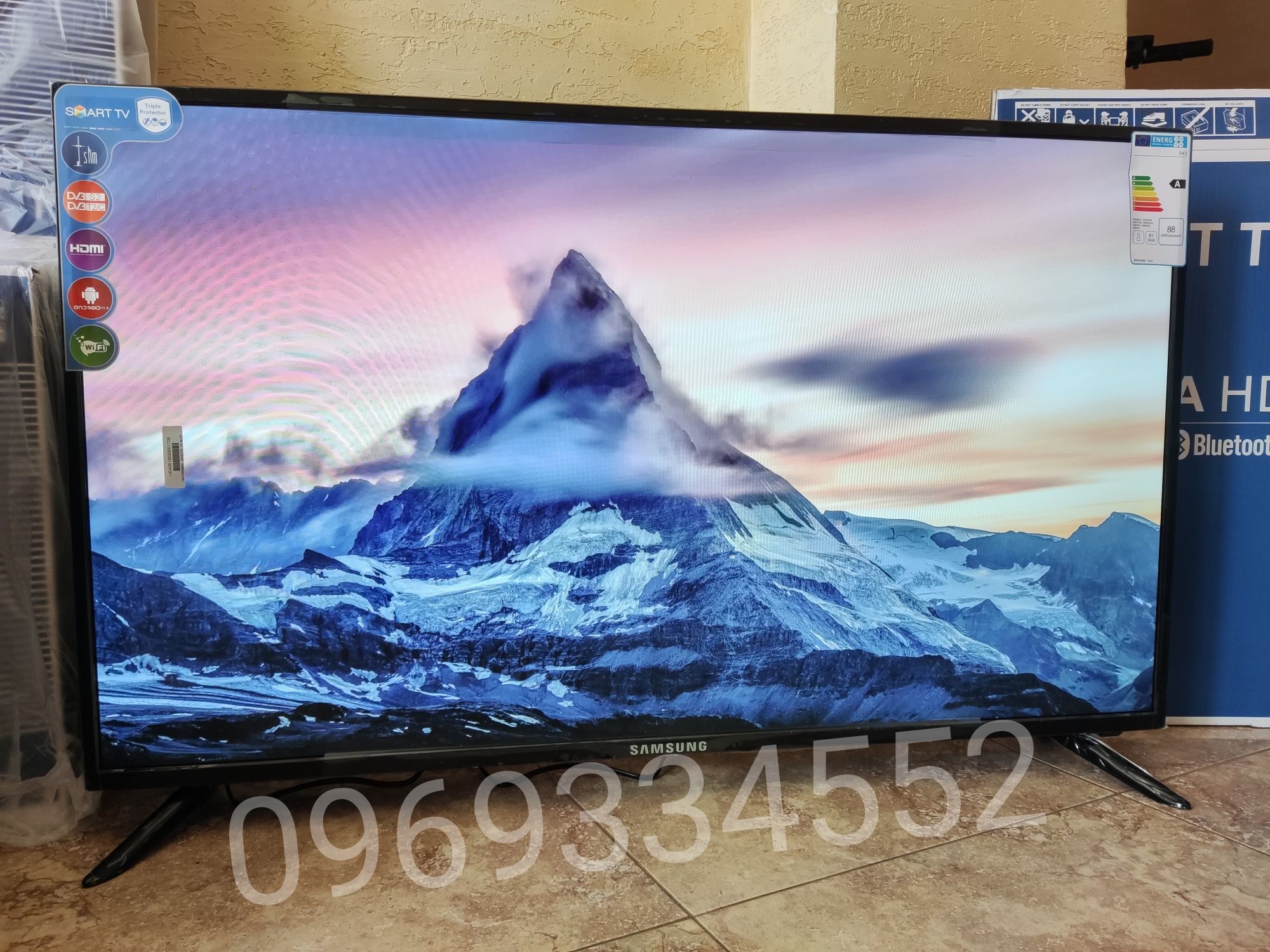 Розпродаж! Телевізор Samsung 45  smart TV 4к WiFi T2 Bluetooth