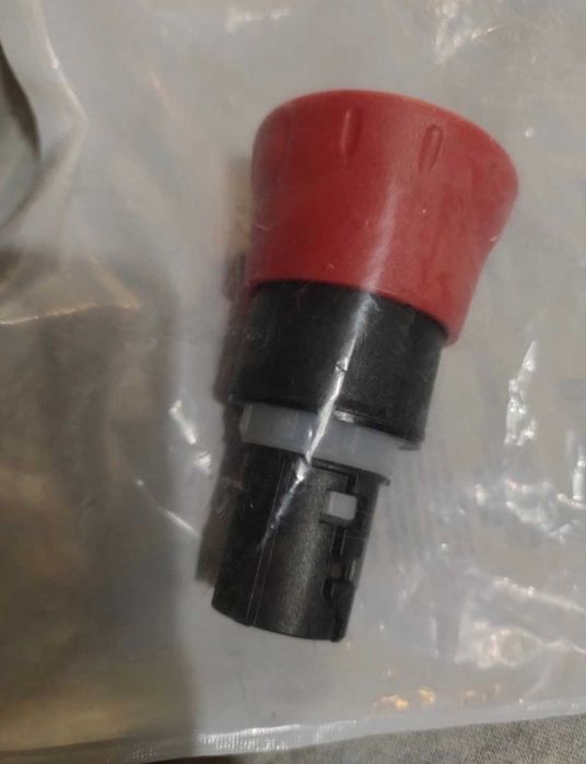 Estop, grzyb czerwony 3szt. Plus styki 4szt