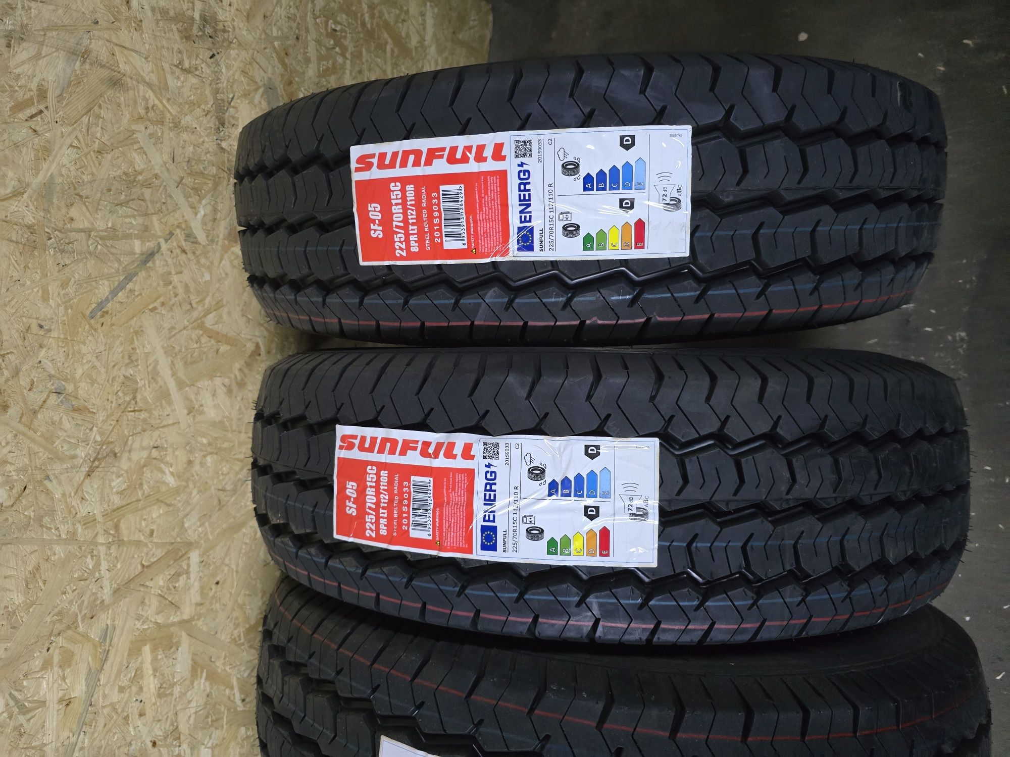 Nowe opony letnie bus 225/70 R15 C Sunfull SF-05 112/110R 2024r/25