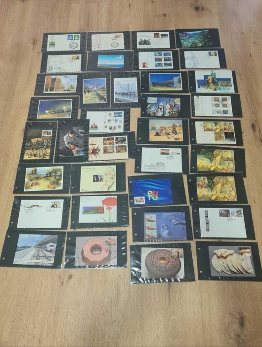 Selos, livros, FDC, blocos BL