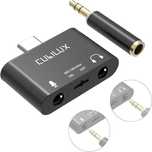Adapter USB C do mikrofonu rozdzielacz mikrofonu słuchawkowego 3,5 mm