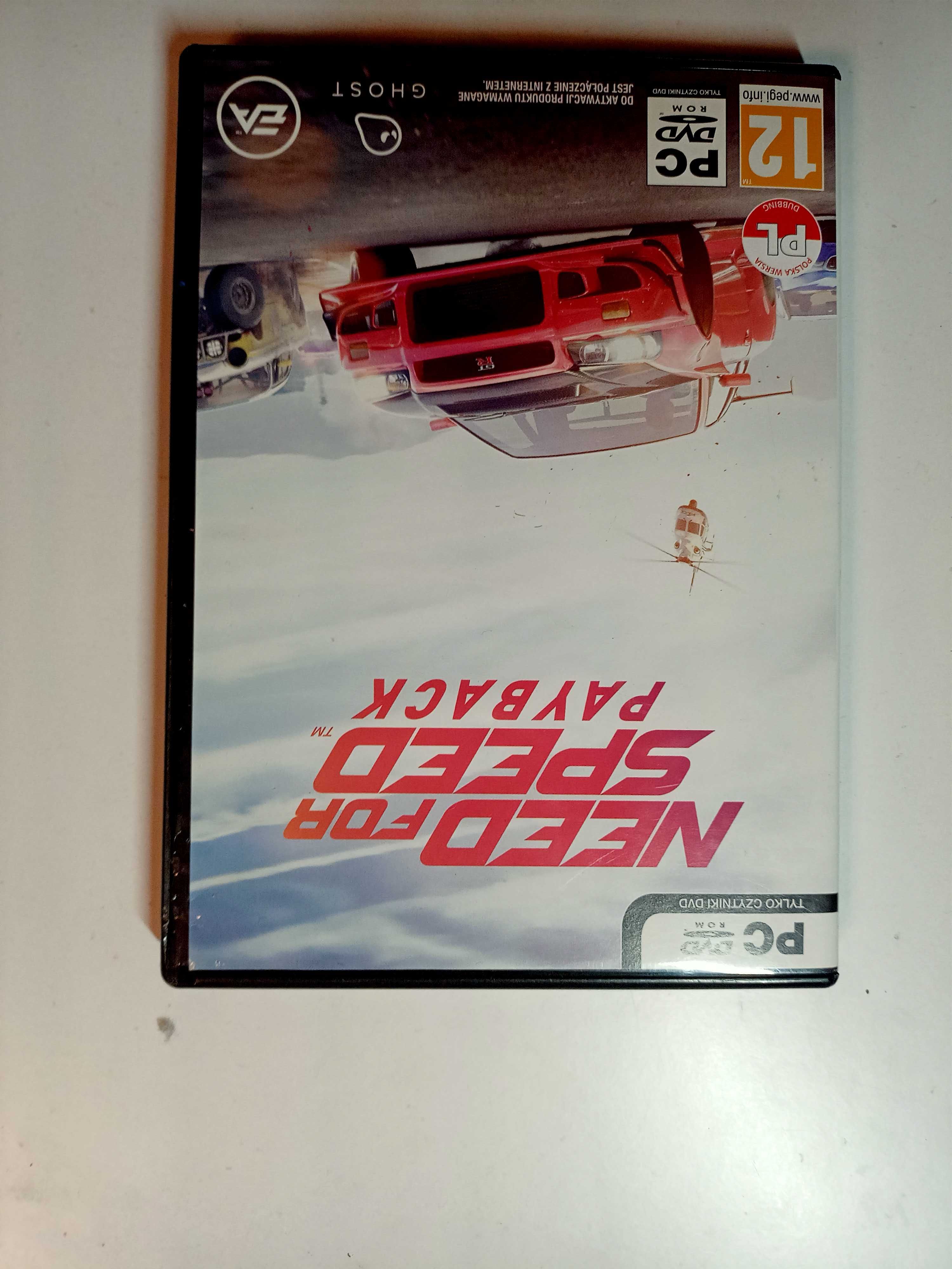 Gra Need for speed payback DVD pc