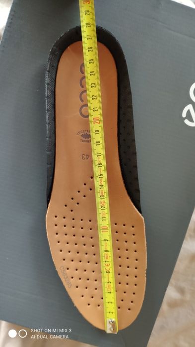 Ecco Rugged Truck wodoodporne czarne skórzane buty rozm 43