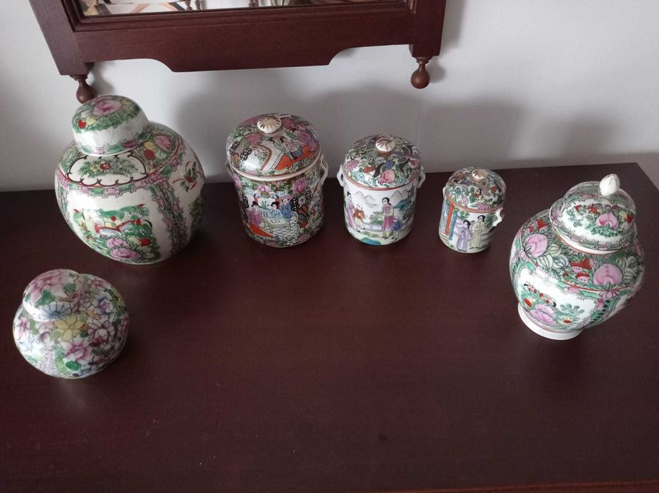 Conjunto de potes Orientais