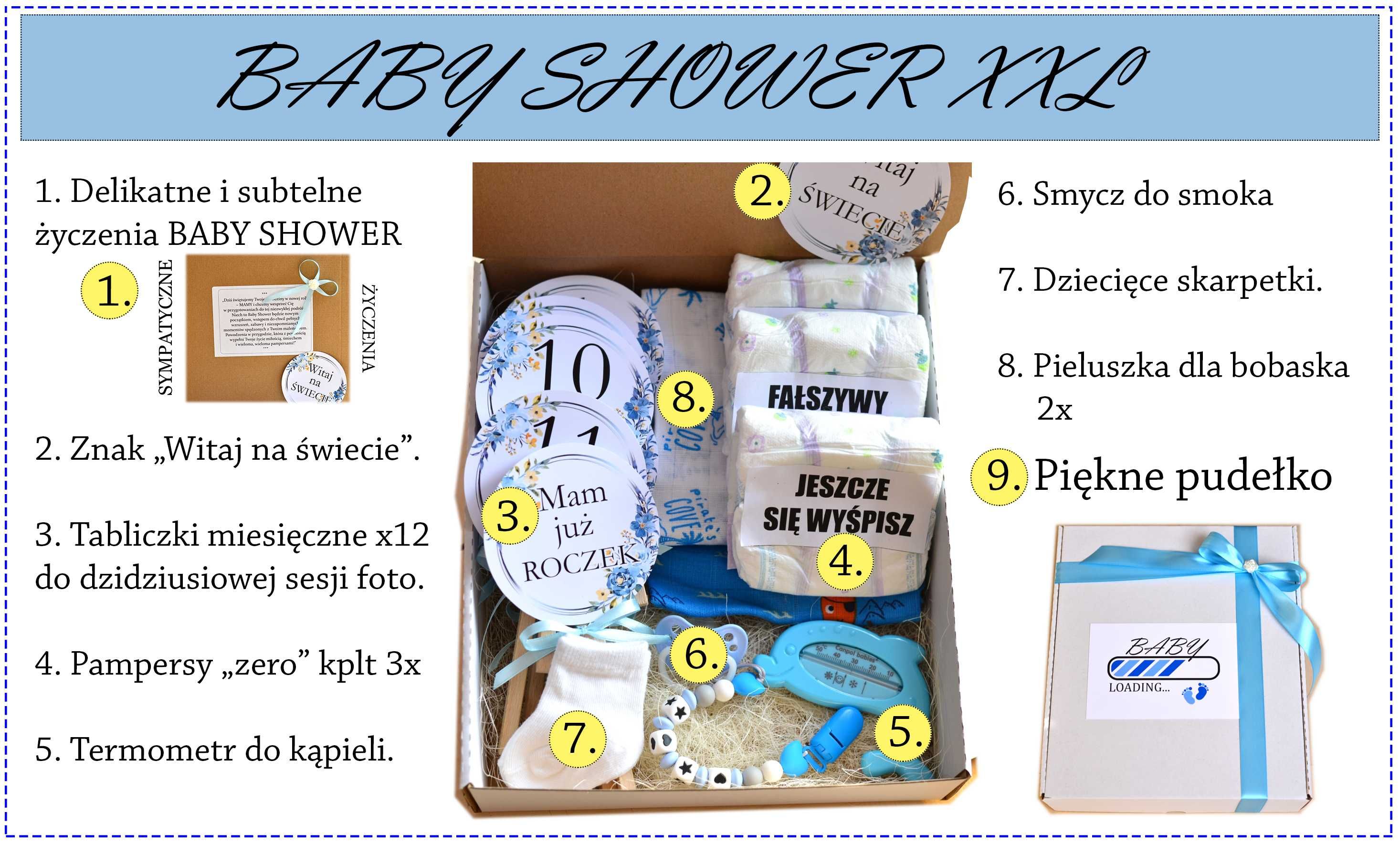 BOX Prezent dla przyszłej mamy na BABY SHOWER- Zapraszamy