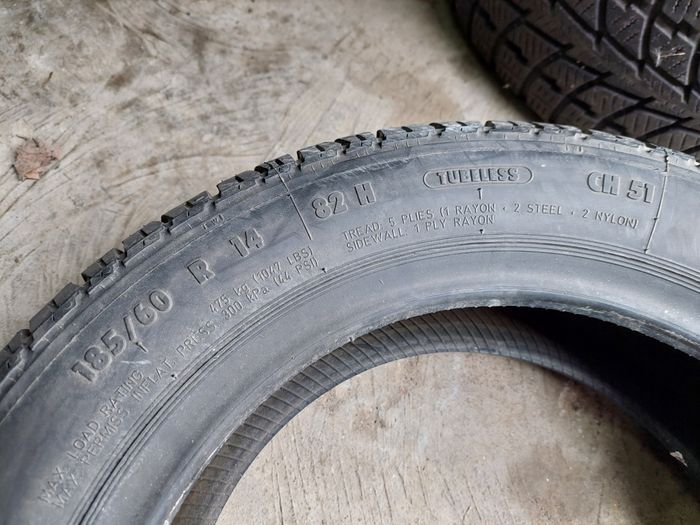 Opona letnia 185/60R14 Continental Sport Contact pojedynka z zapasu