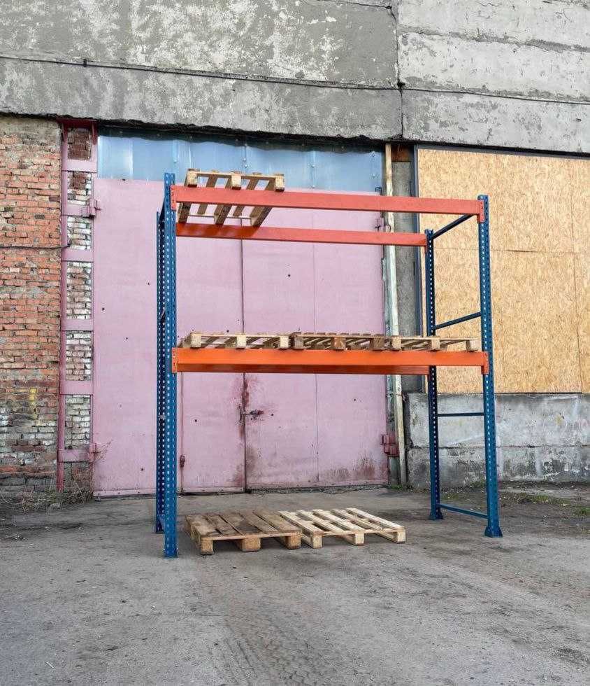 Палетні приставні стелажі б/в, виробник Бельгія.