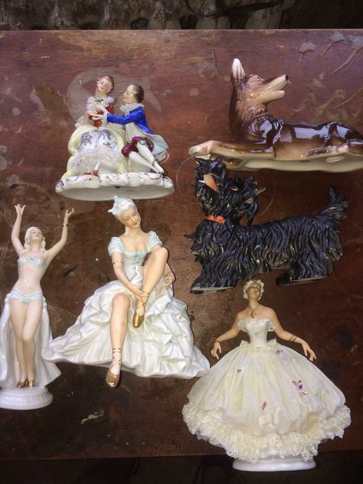 Фарфоровые ретро статуэтки ГДР