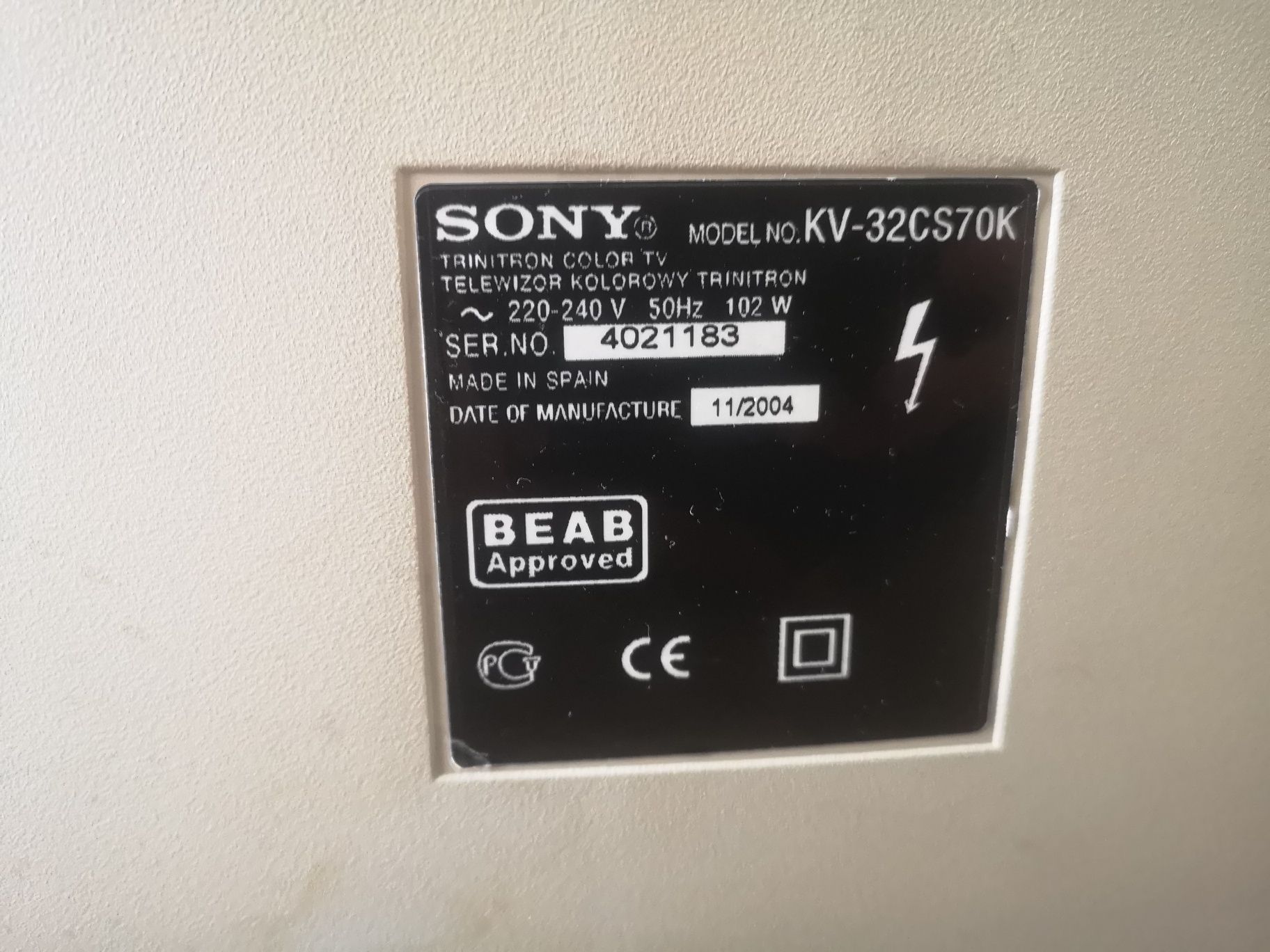 Telewizor Sony 32 cale w pełni sprawny! Z pilotem