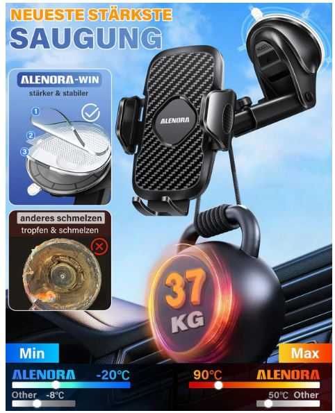 Uchwyt na telefon komórkowy 3 w 1 Alenora