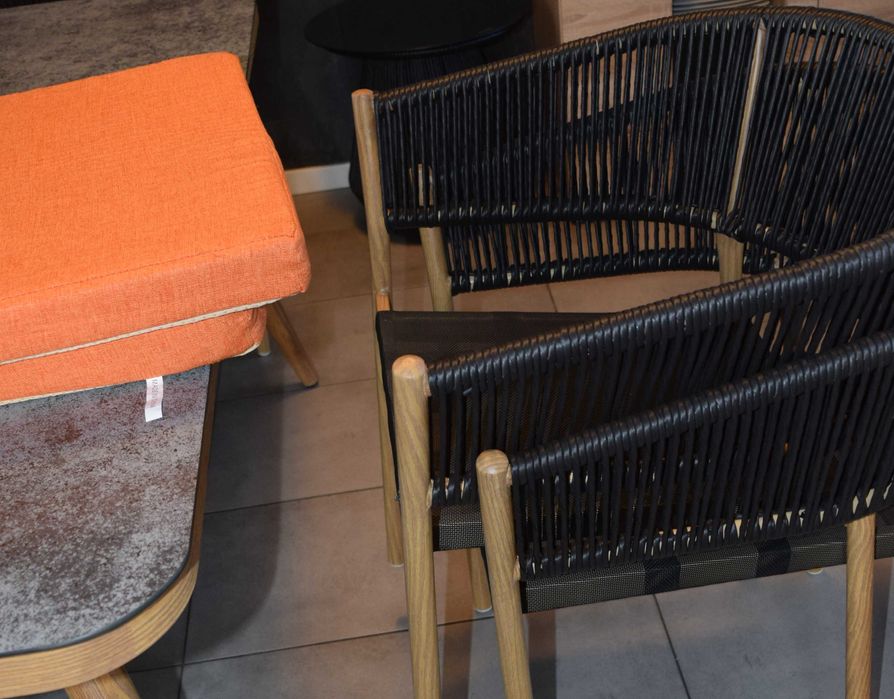 krzesło ogrodowe technorattan nowoczesne salon patio taras