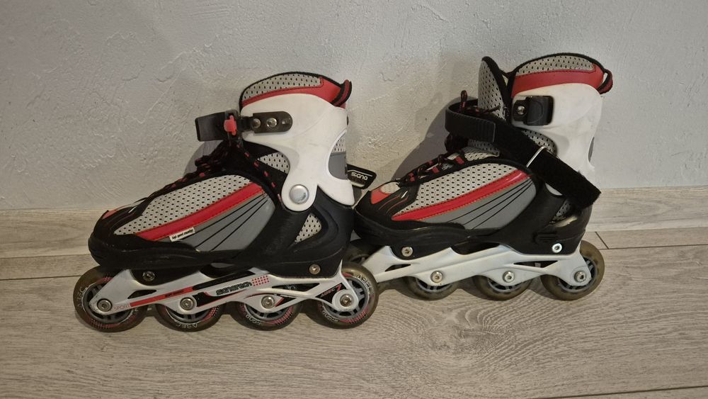 Rolki z regulacją rozmiaru