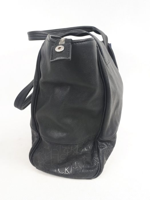 Nowa torebka CALVIN KLEIN czarna monogram shoperka pojemna torba