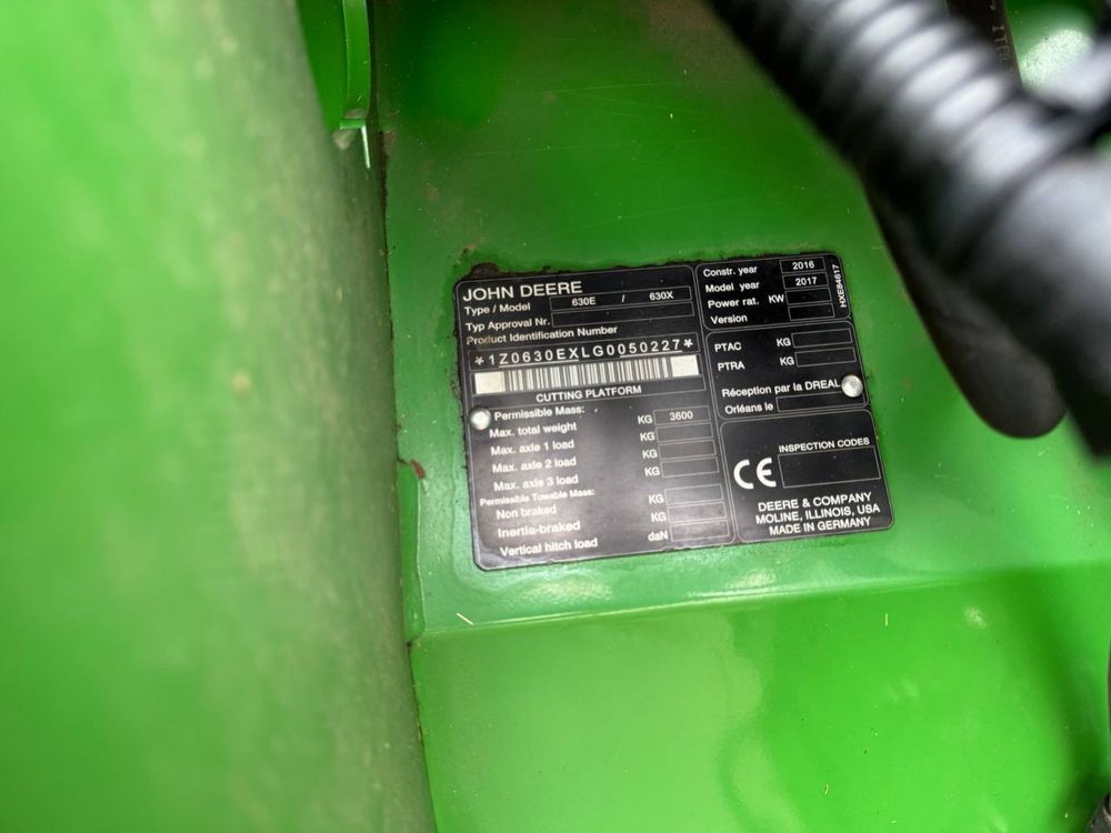 John Deere 630X , 9.15 м