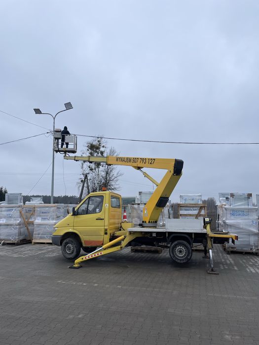 wycinka drzew podnośnik koszowy 20m usługi zwyzka wynajem