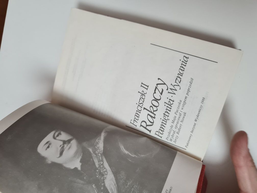 Franciszek II Rakoczy Pamiętniki Wyznania - Maja Paczoska