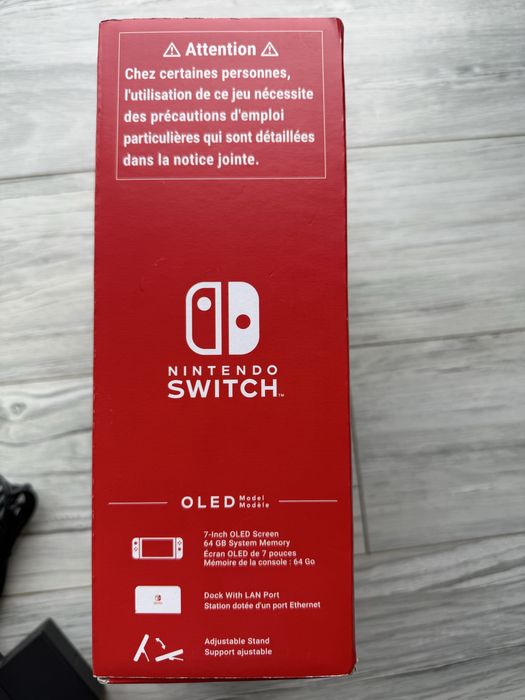 Nintendo Switch OLED plus 6 gier