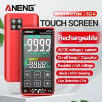 ANENG 621A Pro сенсорный Smart тестер мультиметр NCV AC/DC R/C/D t/F