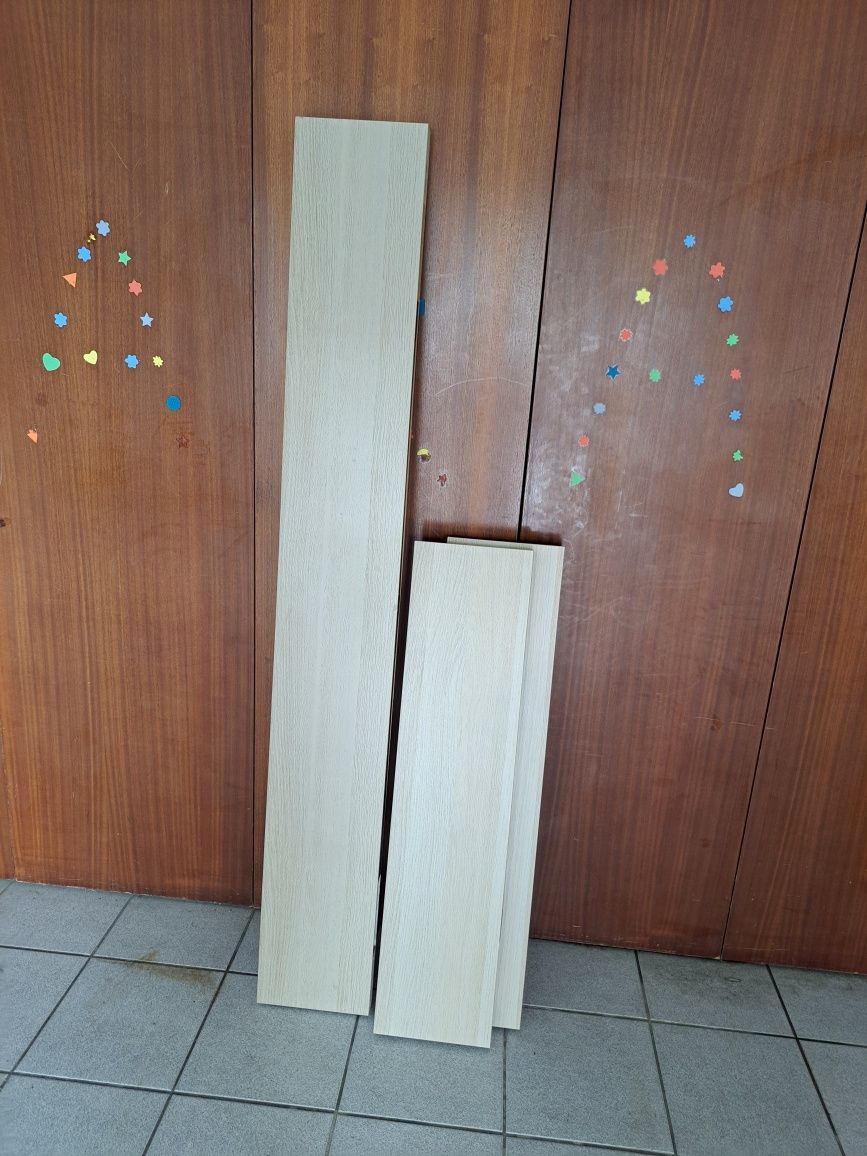 Prateleiras IKEA carvalho claro – 120cm e 180cm