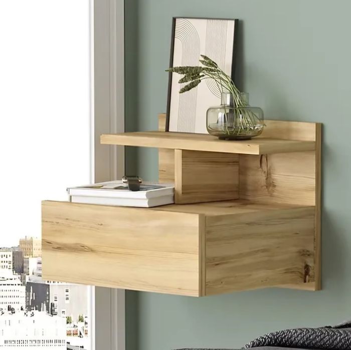 Wisząca szafka z szufladą sypialnia przedpokój 2 szt