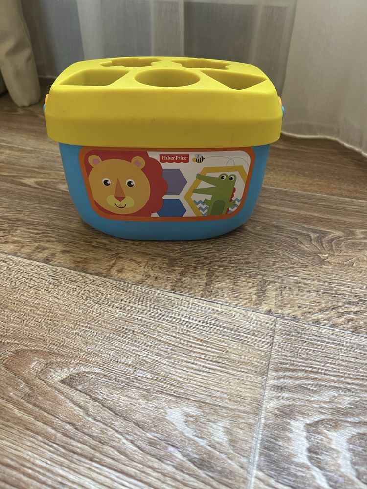 Відерце з кубиками сортер Fisher -Price