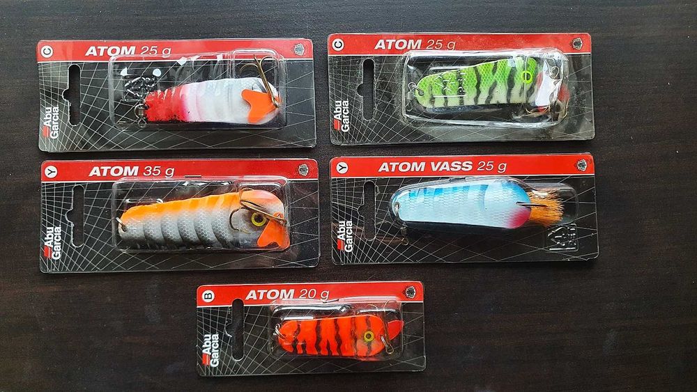 Błystki szczupakowe Abu Garcia ATOM 20-35g / Zestaw 5 sztuk