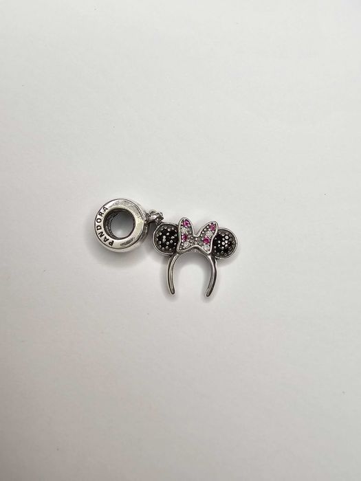 Srebrny charms do bransoletki Pandora myszka Minnie srebro 925