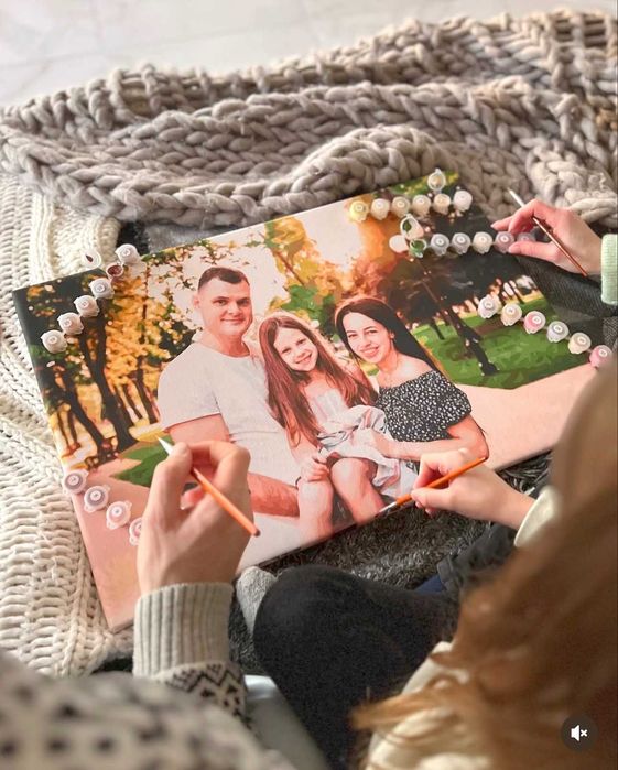 Картина за номерами з фото (wow подарунок)