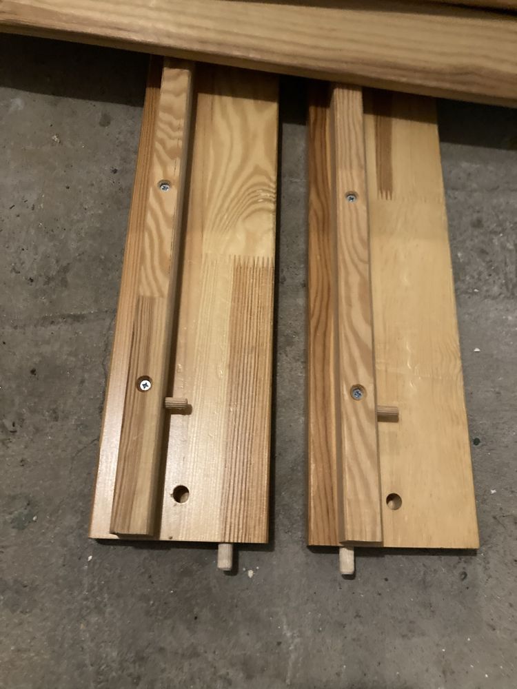 Łóżko Ikea - rama Kritter i szczeble Sultan Lade