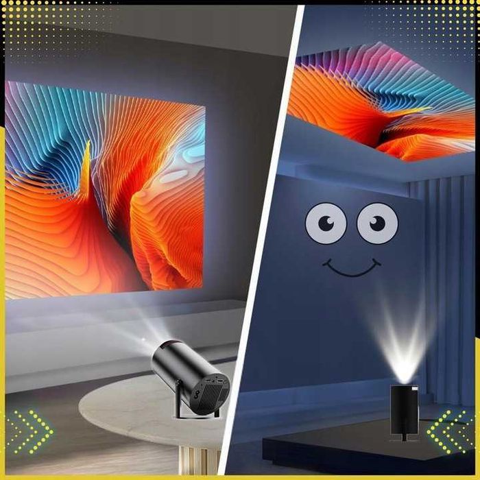 Projektor Rzutnik Mini Przenośny Android LED Wifi Full HD Smart TV