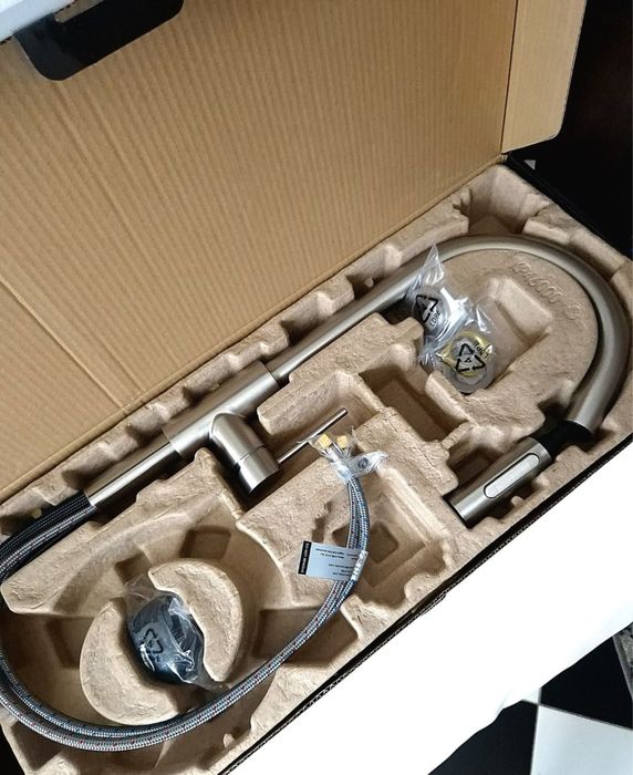 Змішувач для кухні Kraus KPF-3104SFS Oletto