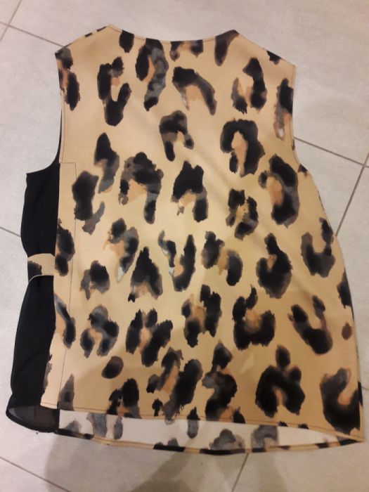 Bluzka w panterkę Zara r.M panterka animal print