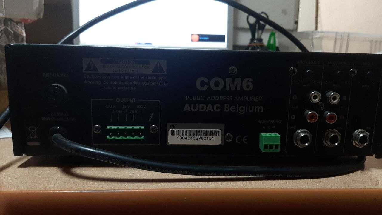 Трансляционный усилитель мощности Audac COM6