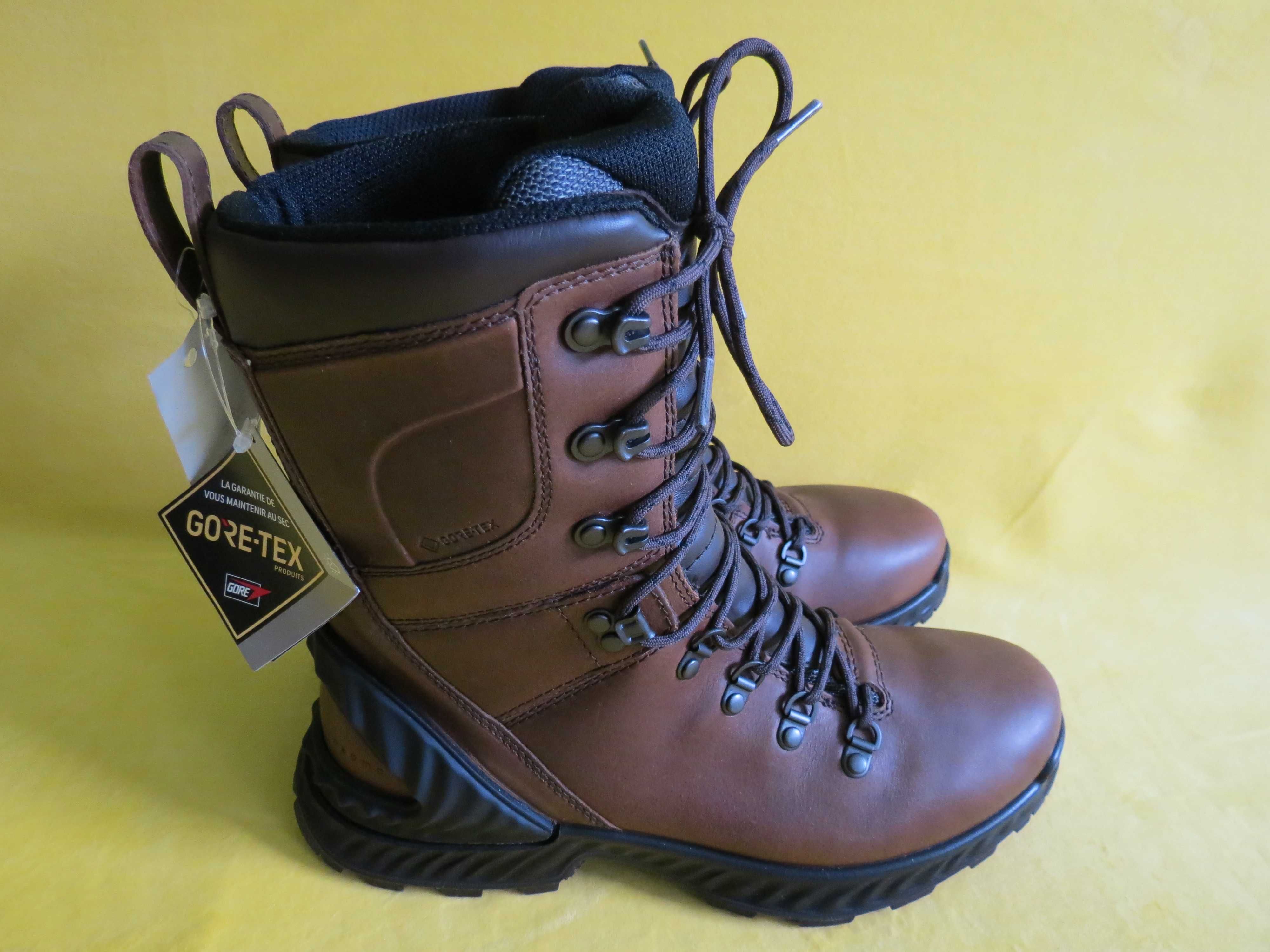 ECCO Exohike High Boots Gore-tex buty trekkingowe męskie skóra jaka 41